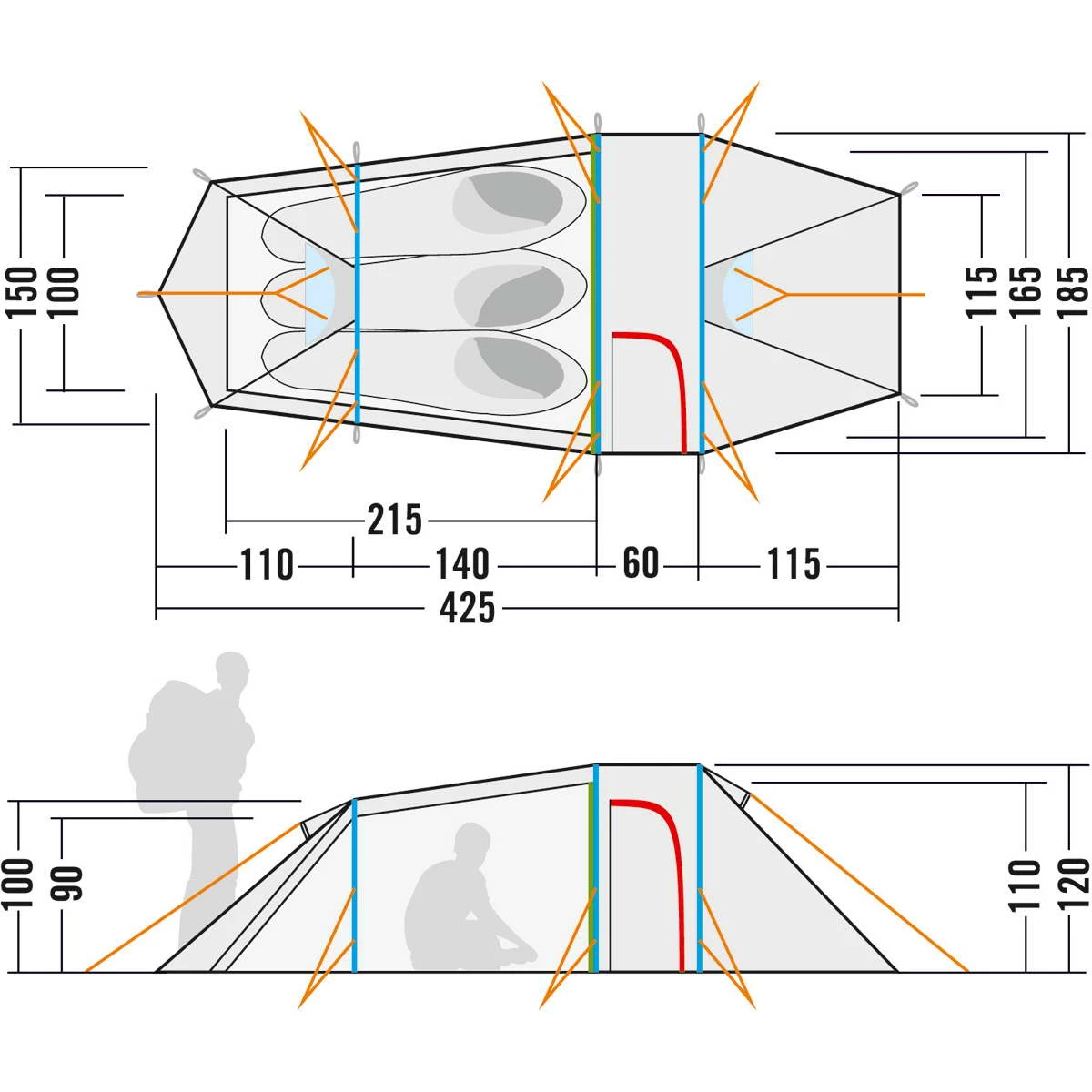 Tatonka Grönland 3 - Drei-Personen-Zelt 3 Tatonka Grönland 3 - Drei-Personen-Zelt – Bild 3