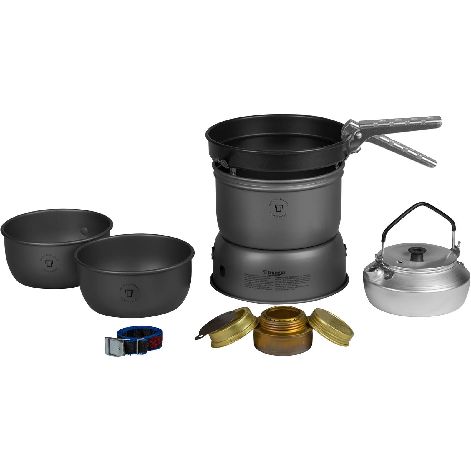 Trangia Sturmkocher Set Klein 27-4 HA Spiritus - Mit Wasserkessel 1 Trangia Sturmkocher Set Klein 27-4 HA Spiritus - Mit Wasserkessel