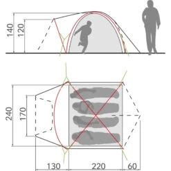 VAUDE Campo Grande XT 4P - Vier-Personen-Zelt 9 VAUDE Campo Grande XT 4P - Vier-Personen-Zelt -Camping-ausrüstung Verkaufsgeschäft vaude campo grande xt 4p vier personen zelt vau 14227 1700 7