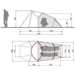 VAUDE Chapel SUL XT 2P - 2-Personen-Zelt -Camping-ausrüstung Verkaufsgeschäft vaude chapel sul xt 2p 2 personen zelt cress green vau 15897 1820 4