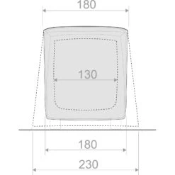 VAUDE Drive Van Trunk - Heckzelt -Camping-ausrüstung Verkaufsgeschäft vaude drive van trunk heckzelt linen vau 15473 7810 3