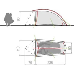 VAUDE Hogan SUL 1-2P - 3-Seasons Zelt -Camping-ausrüstung Verkaufsgeschäft vaude hogan sul 1 2p 3 seasons zelt vau 12483 1820 2