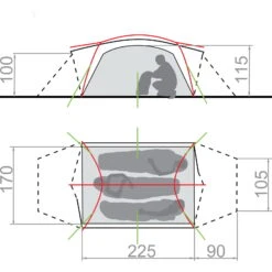 VAUDE Mark 3P - Winterzelt 4 VAUDE Mark 3P - Winterzelt -Camping-ausrüstung Verkaufsgeschäft vaude mark 3p winterzelt green vau 14212 4000 1