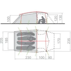 VAUDE Mark XT 4P - Expeditionszelt 4 VAUDE Mark XT 4P - Expeditionszelt -Camping-ausrüstung Verkaufsgeschäft vaude mark xt 4p expeditionszelt green vau 14214 4000 1