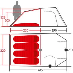 Wechsel Intrepid 4 - Travel Line -Camping-ausrüstung Verkaufsgeschäft wechsel intrepid 4 travel line oak wec 231068 0