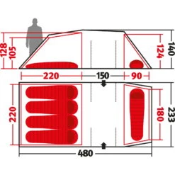Wechsel Intrepid 5 Travel Line - 5-Personen-Zelt 16 Wechsel Intrepid 5 Travel Line - 5-Personen-Zelt -Camping-ausrüstung Verkaufsgeschäft wechsel intrepid 5 travel line personen zelt oak wec 231081 2