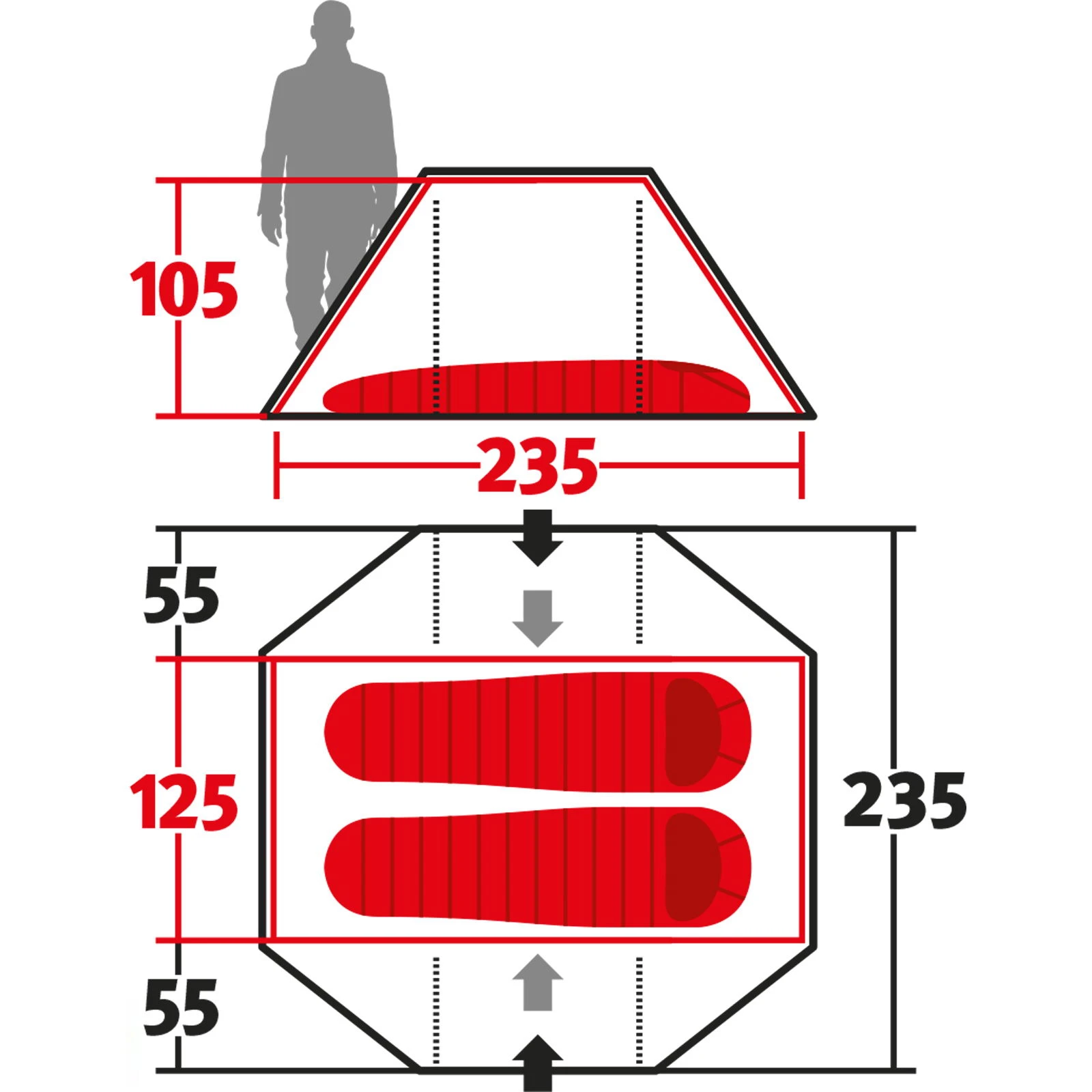 Wechsel Pioneer Zero-G - 2-Personen-Zelt 3 Wechsel Pioneer Zero-G - 2-Personen-Zelt – Bild 3