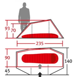 Wechsel Aurora 1 - Travel Line -Camping-ausrüstung Verkaufsgeschäft wechsel tents aurora 1 travel line oak wec 231065 11