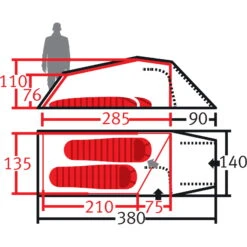Wechsel Outpost 2 - Travel Line -Camping-ausrüstung Verkaufsgeschäft wechsel tents outpost 2 travel line oak wec 231069 2
