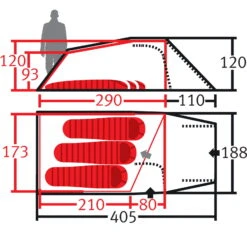 Wechsel Outpost 3 - Travel Line 19 Wechsel Outpost 3 - Travel Line -Camping-ausrüstung Verkaufsgeschäft wechsel tents outpost 3 travel line oak wec 231070 2